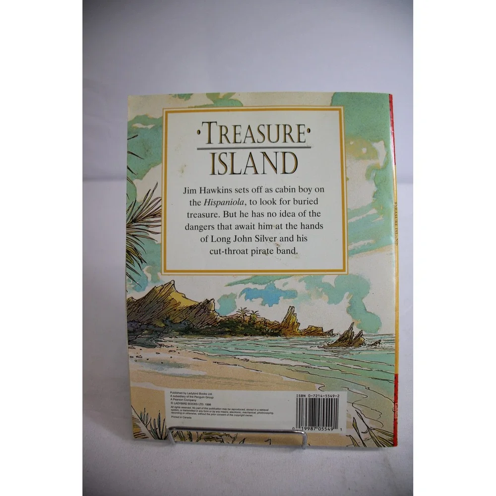 Treasure Island Childrens Book Classic Novel Adventure Pirates Long John Silver